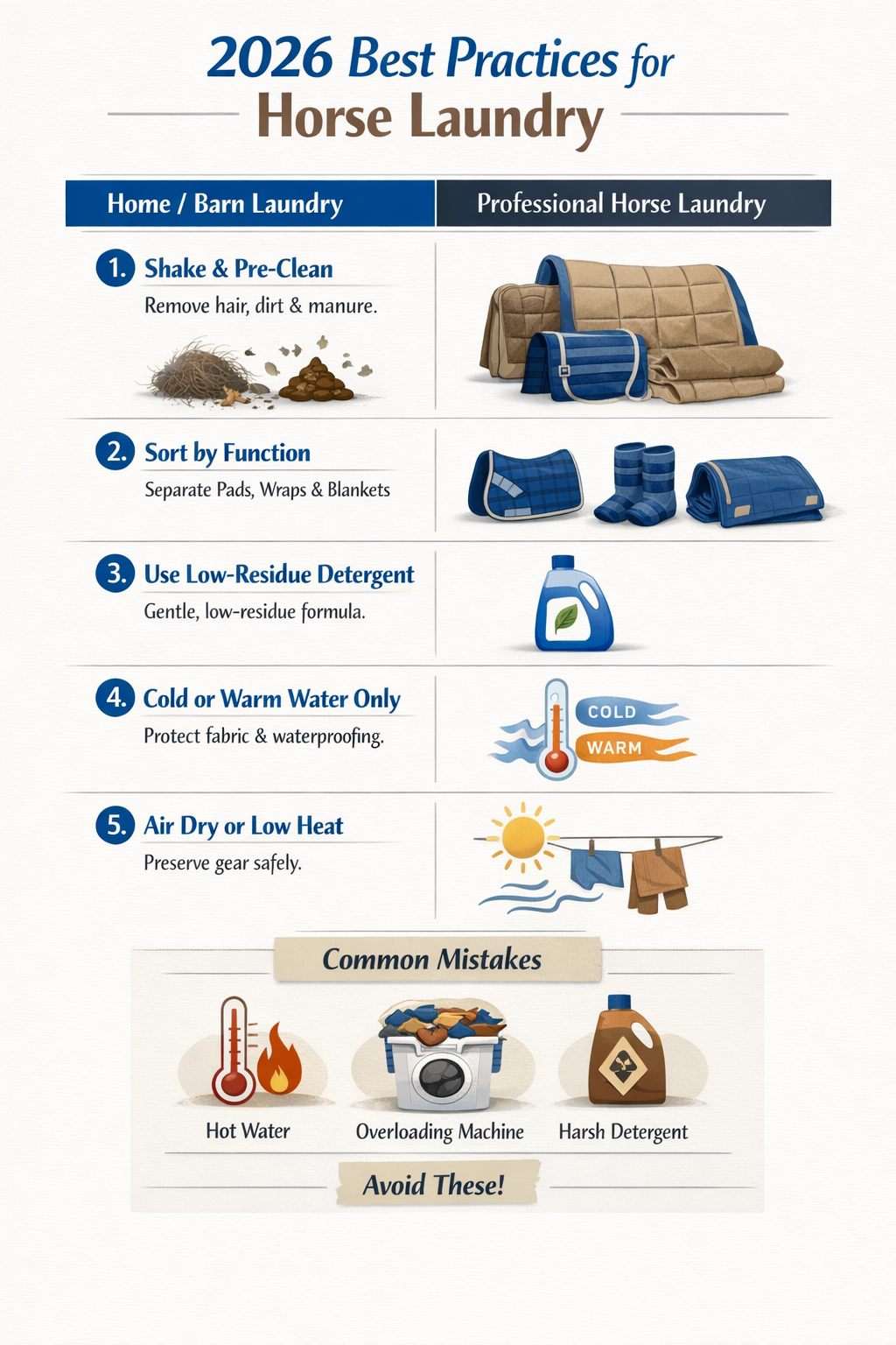 2026 best horse laundry practices